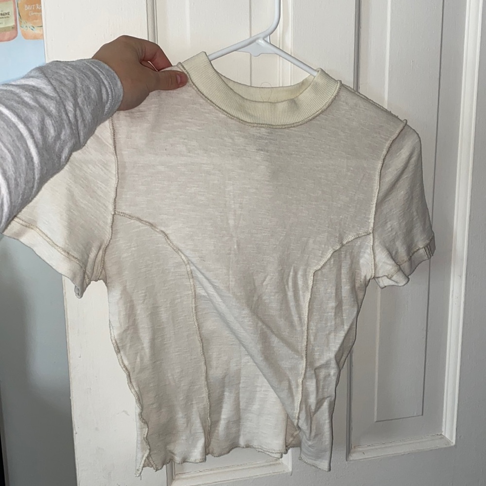 cream top size small urban outfitters only worn once